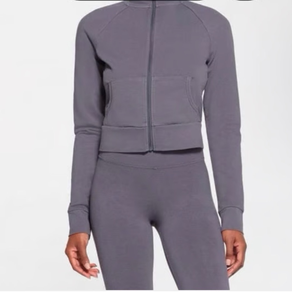 OUTDOOR TRACK JACKET STEEL BLUE - XL